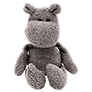 Happy, a plush hippo