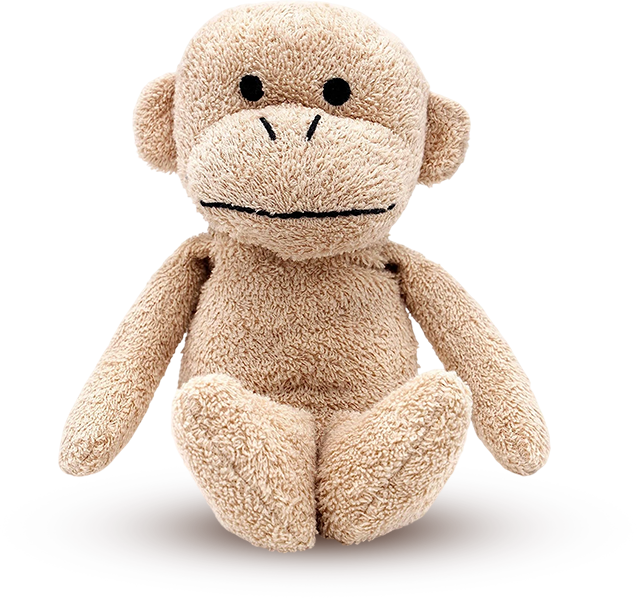 Soft monkey Thermal-Aid Zoo Animal toy