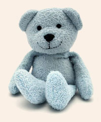 Blue bear plush toy