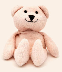 Pink bear plush toy
